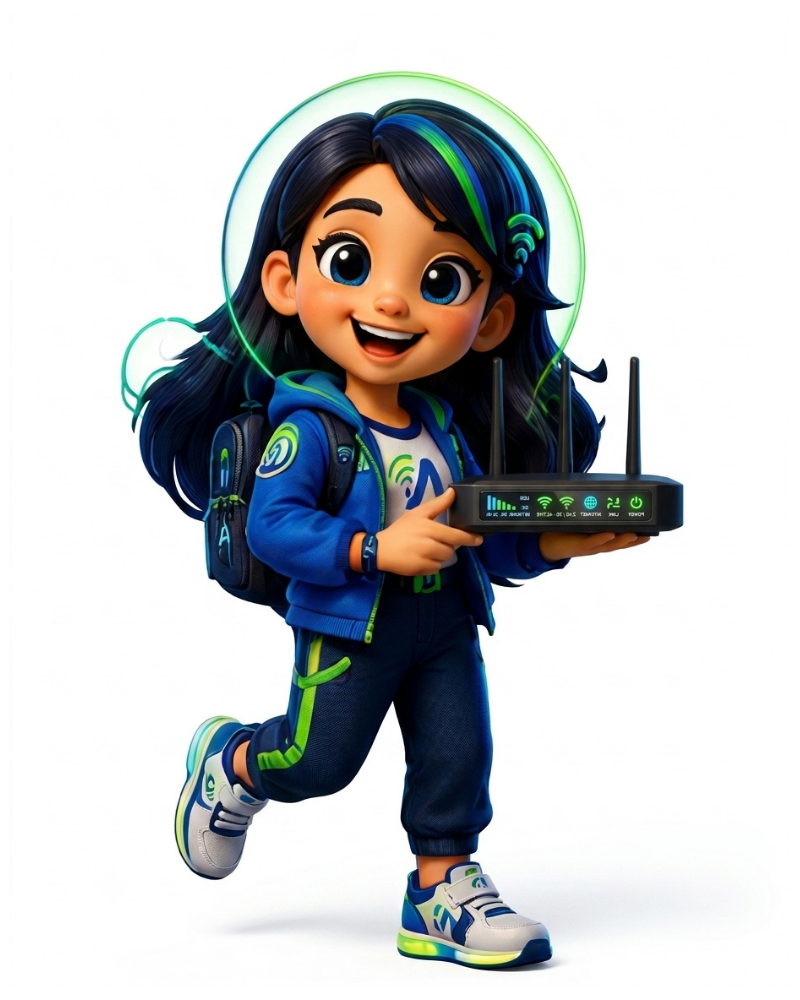 Nety, mascote da Netleads Brasil